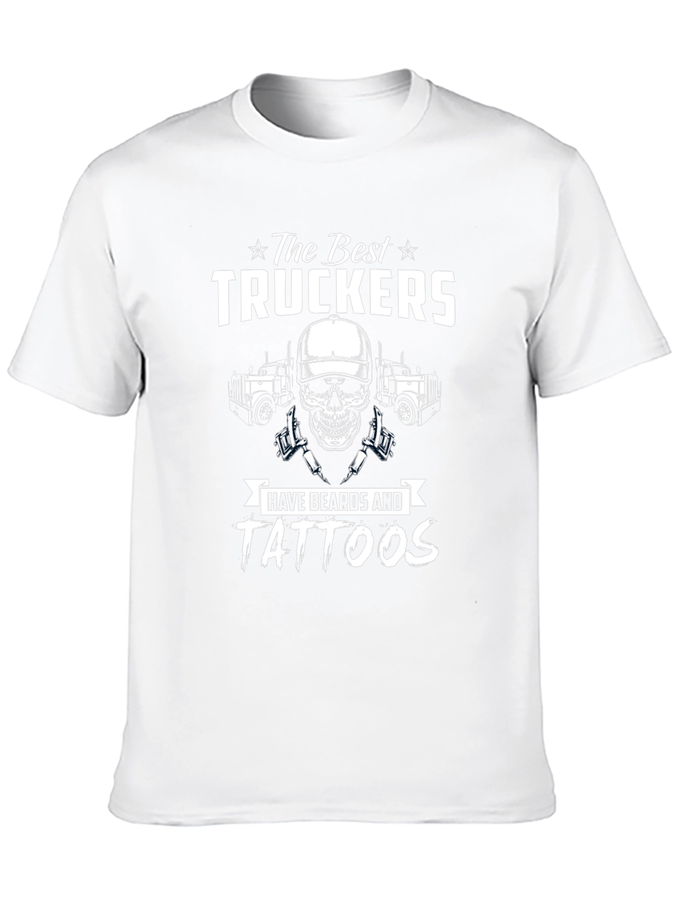 Best Truckers Beard & Tattoos Graphic T-Shirt