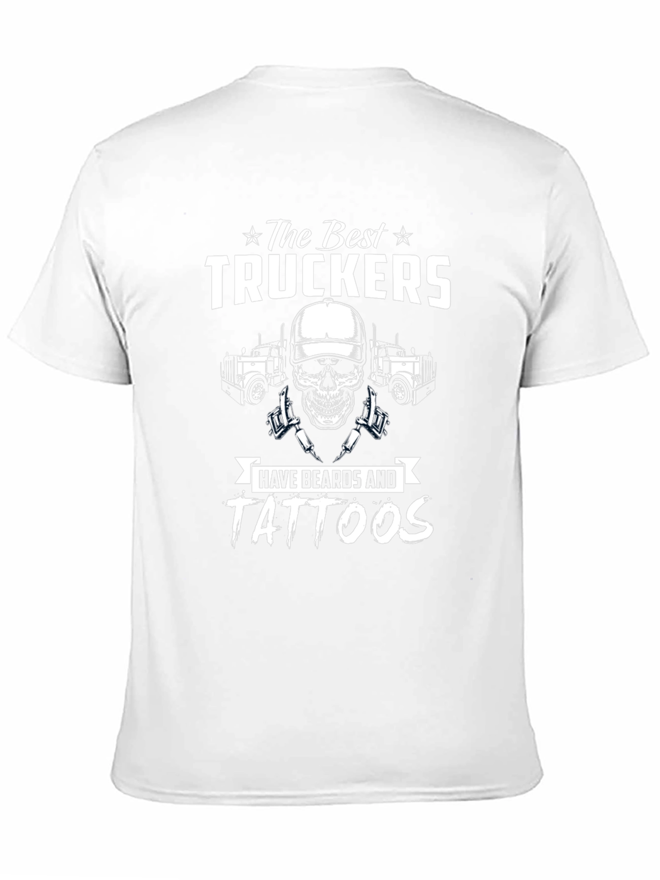 Best Truckers Beard & Tattoos Graphic T-Shirt