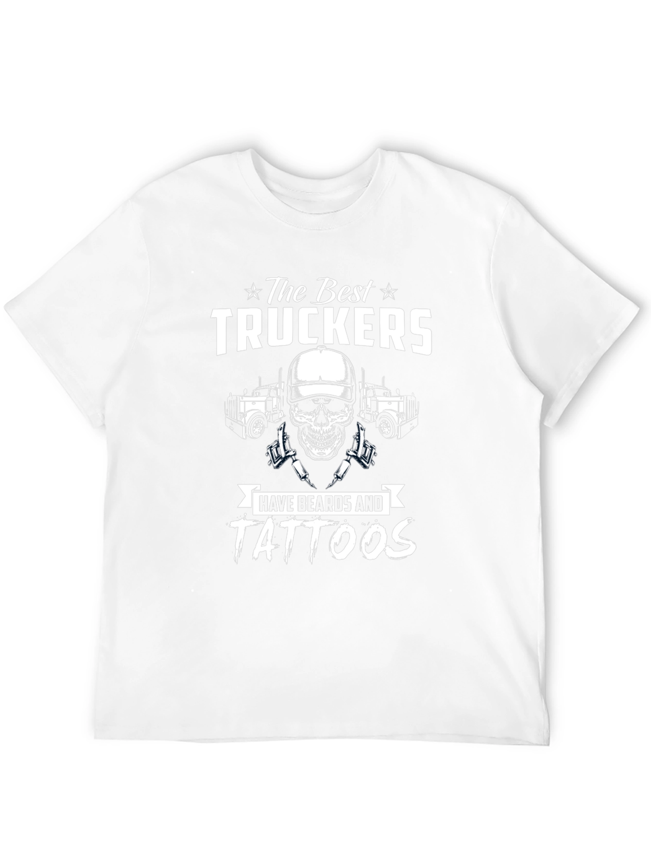Best Truckers Beard & Tattoos Graphic T-Shirt