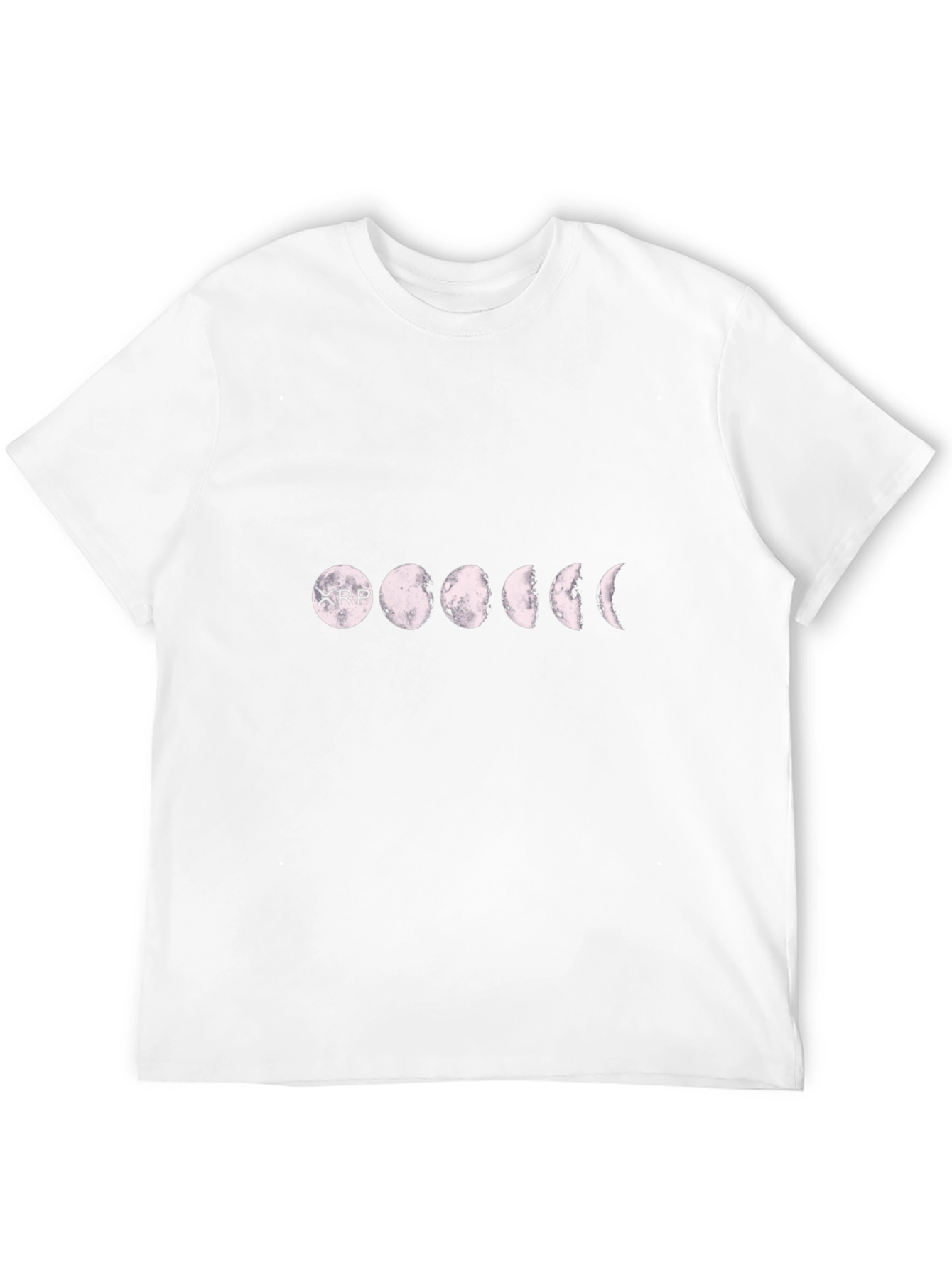 XRP Moon Phases Black T-Shirt