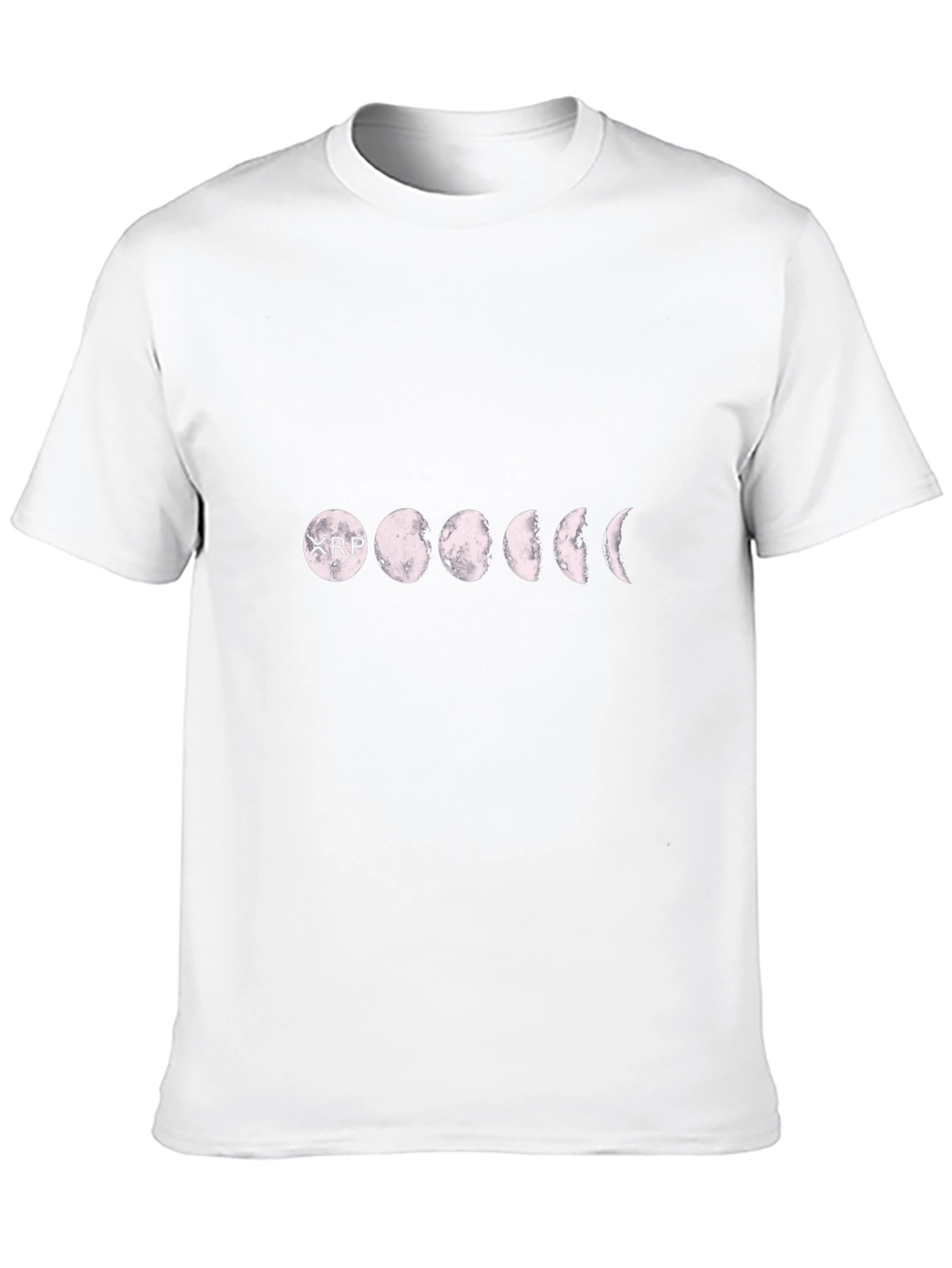 XRP Moon Phases Black T-Shirt