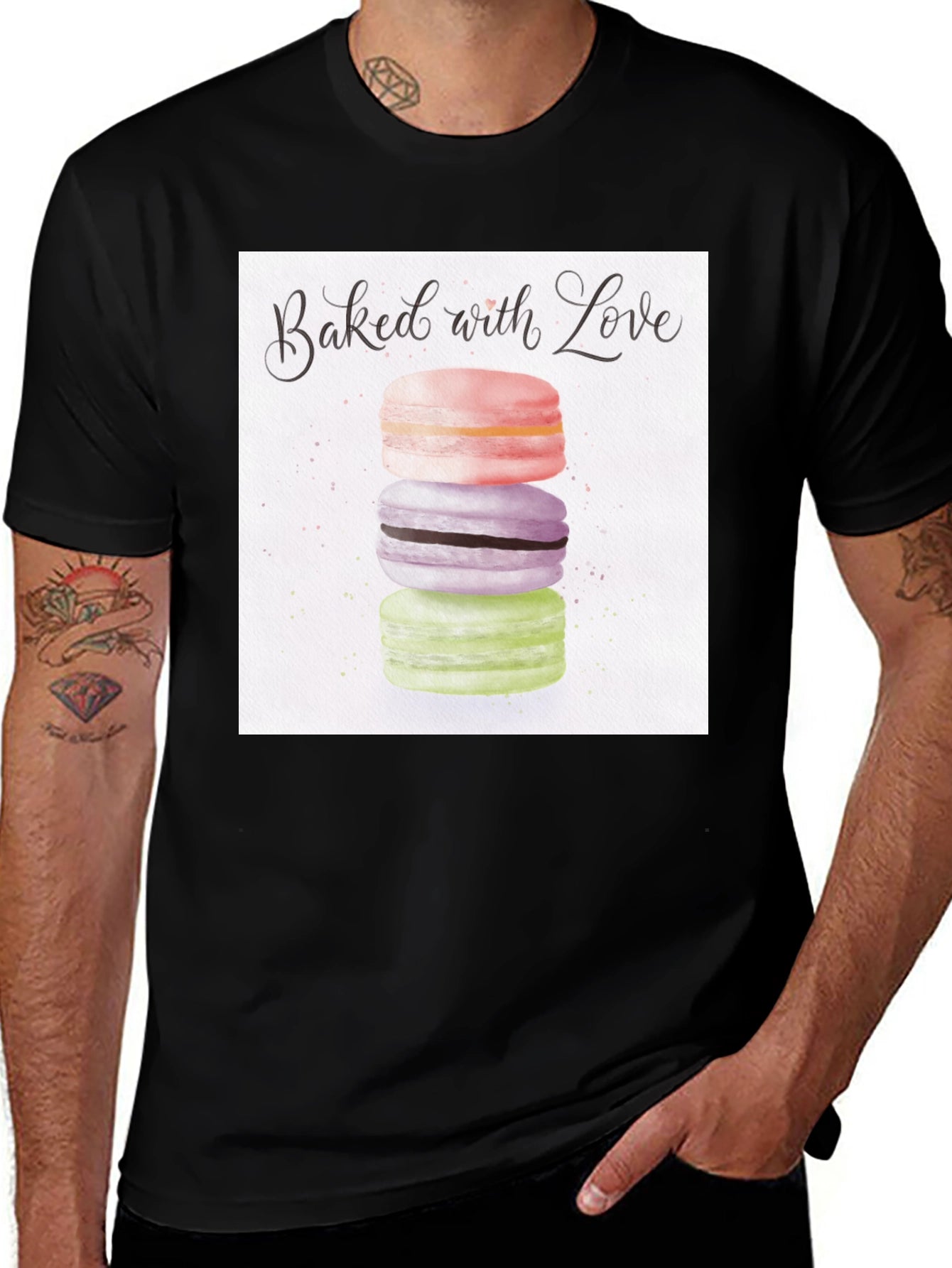 Baked With Love Macarons T-Shirt