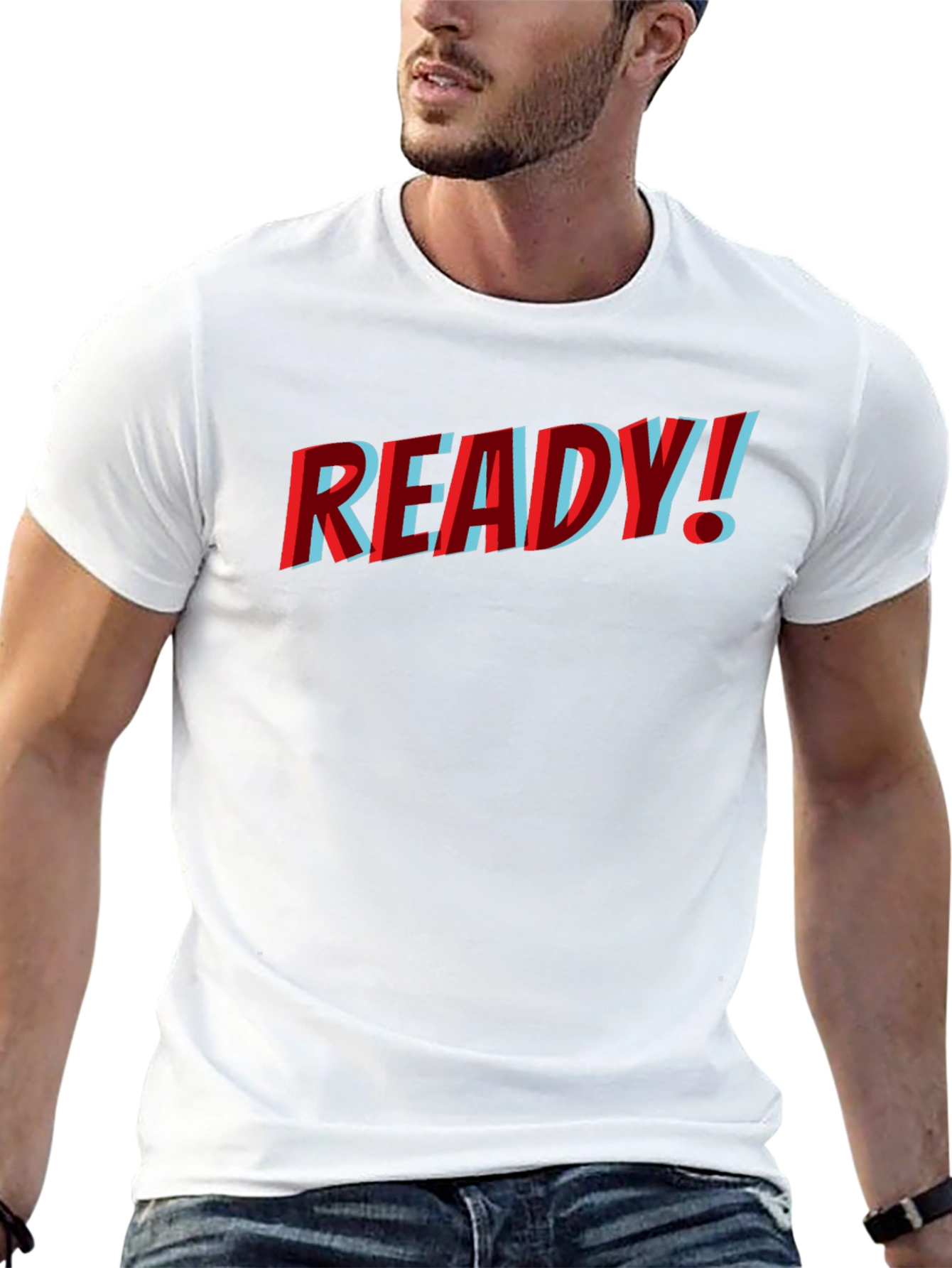 Ready! T-Shirt - Bold Graphic Tee
