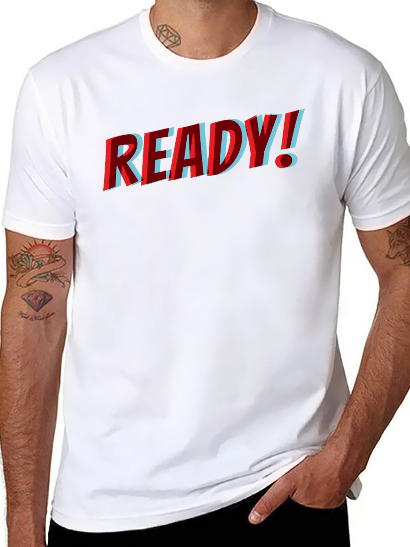 Ready! T-Shirt - Bold Graphic Tee