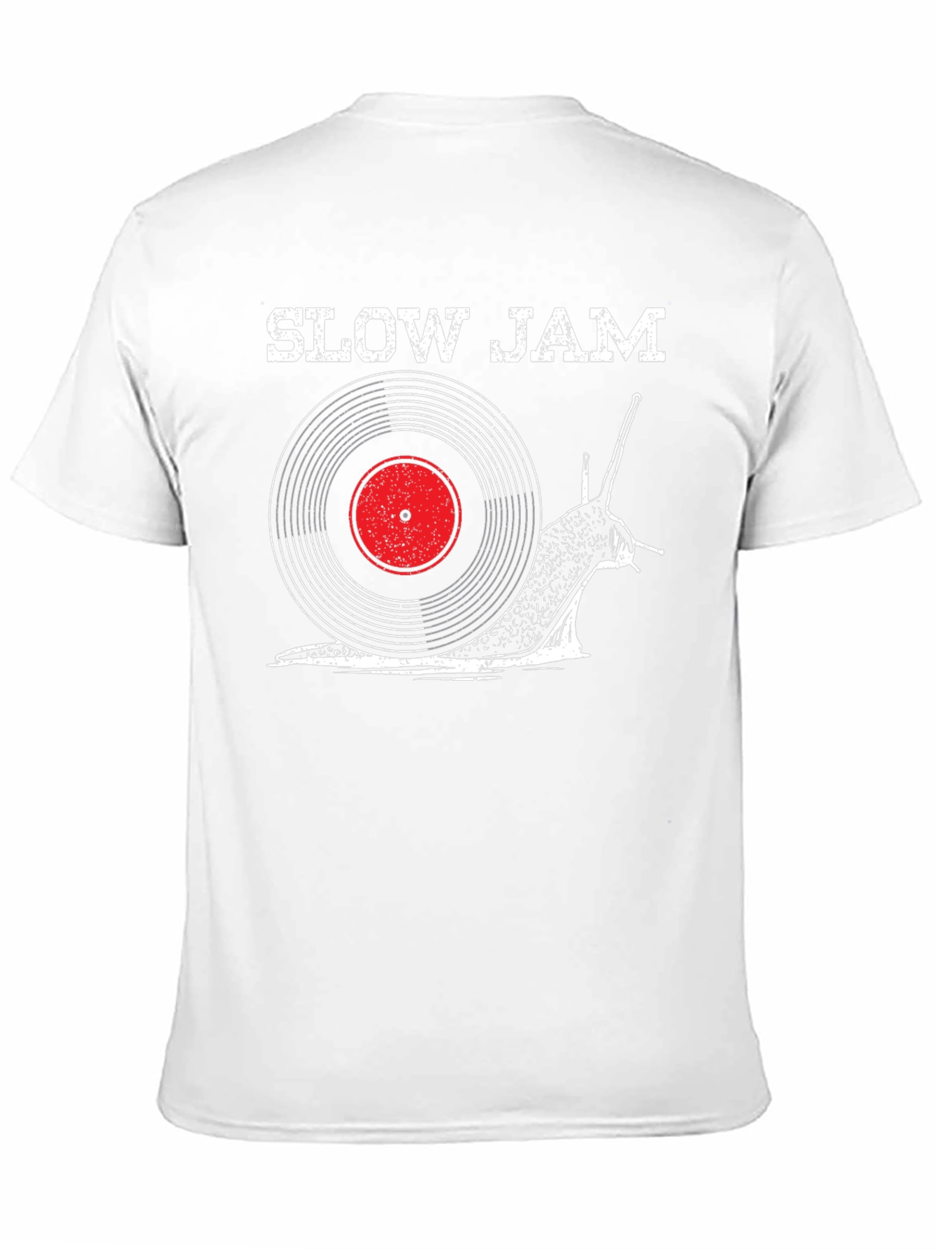 Slow Jam Snail Record Graphic T-Shirt