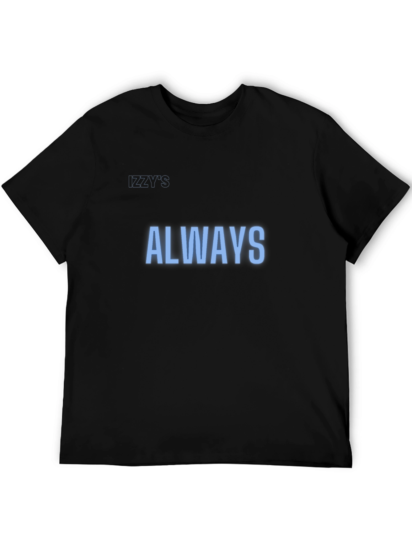 Mens Black Always Graphic Tee