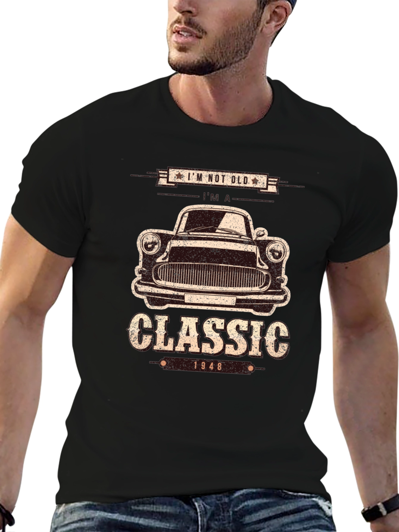 Classic 1948 Car Graphic T-Shirt