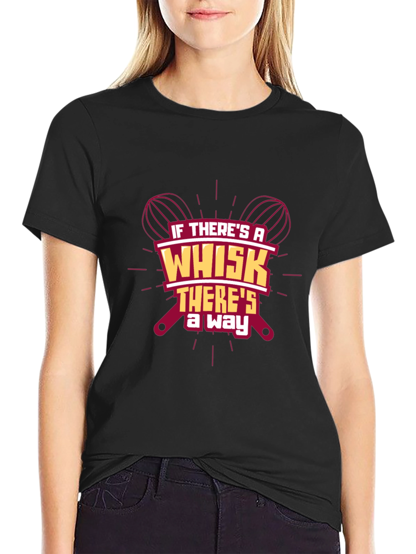 Whisk Way T-Shirt: Bakers Humor Tee