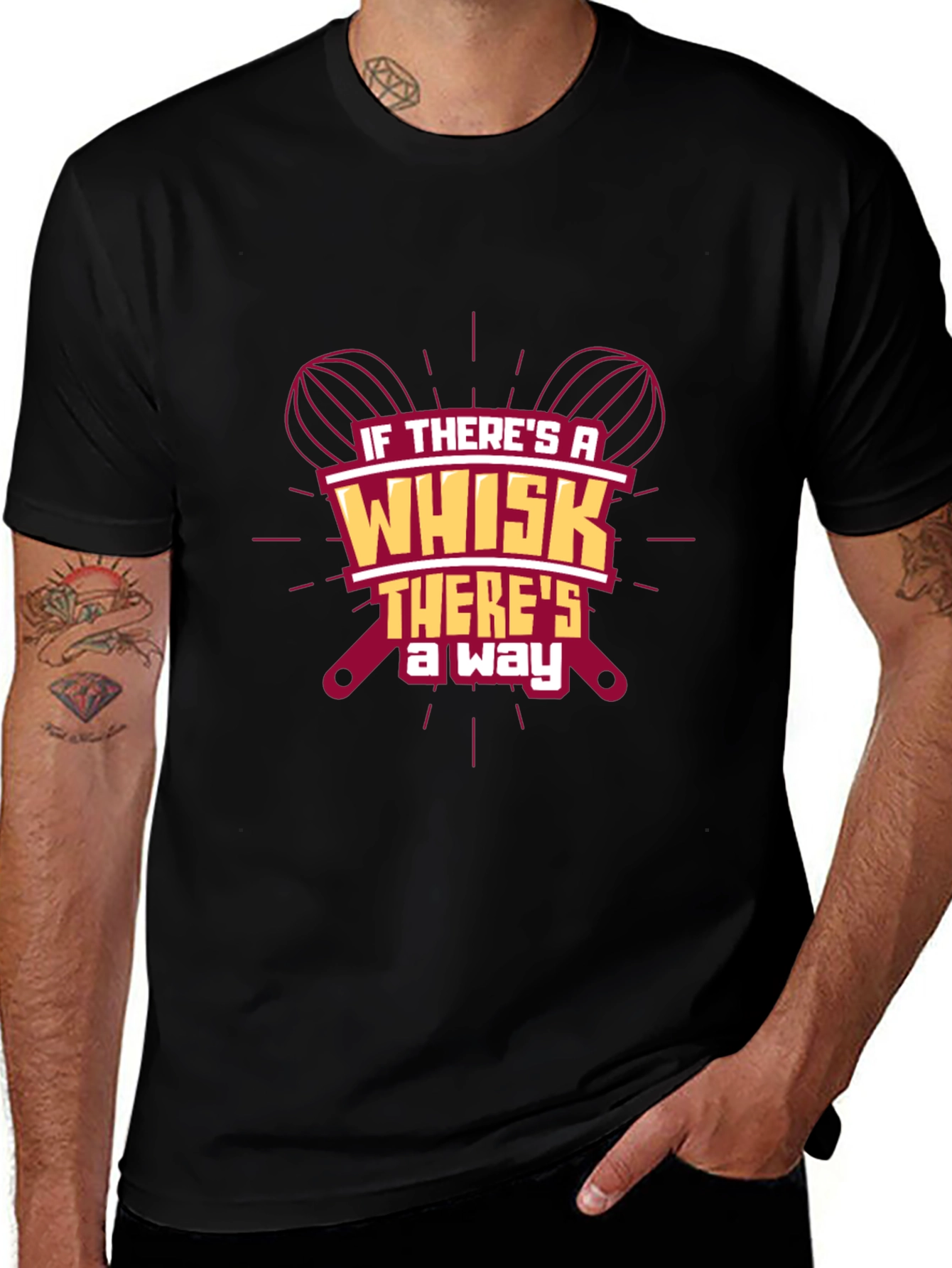Whisk Way T-Shirt: Bakers Humor Tee