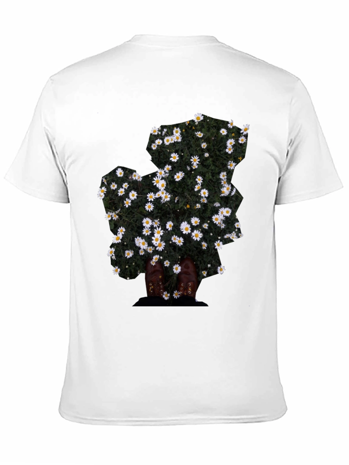 Floral Graphic Black T-Shirt
