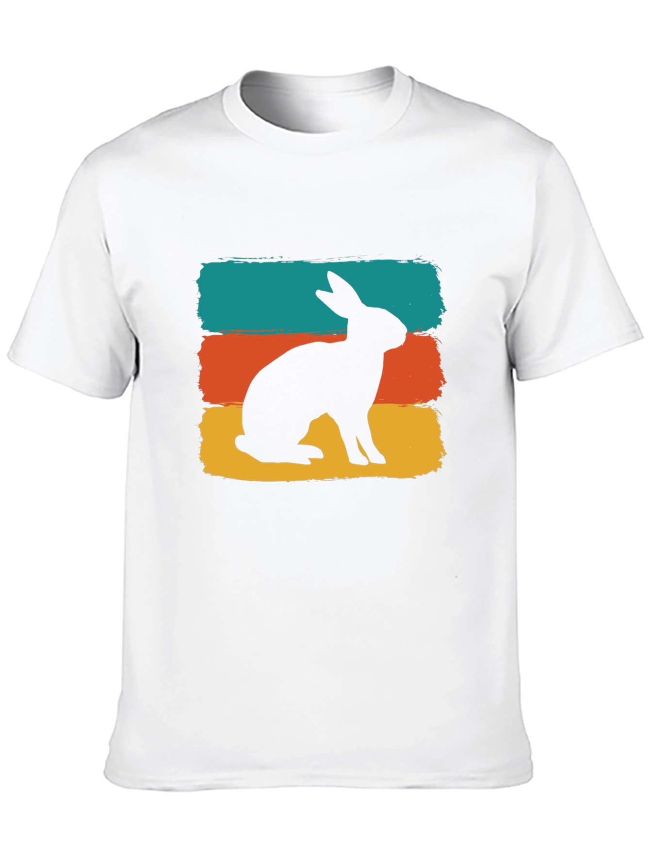 Retro Rabbit Silhouette T-Shirt