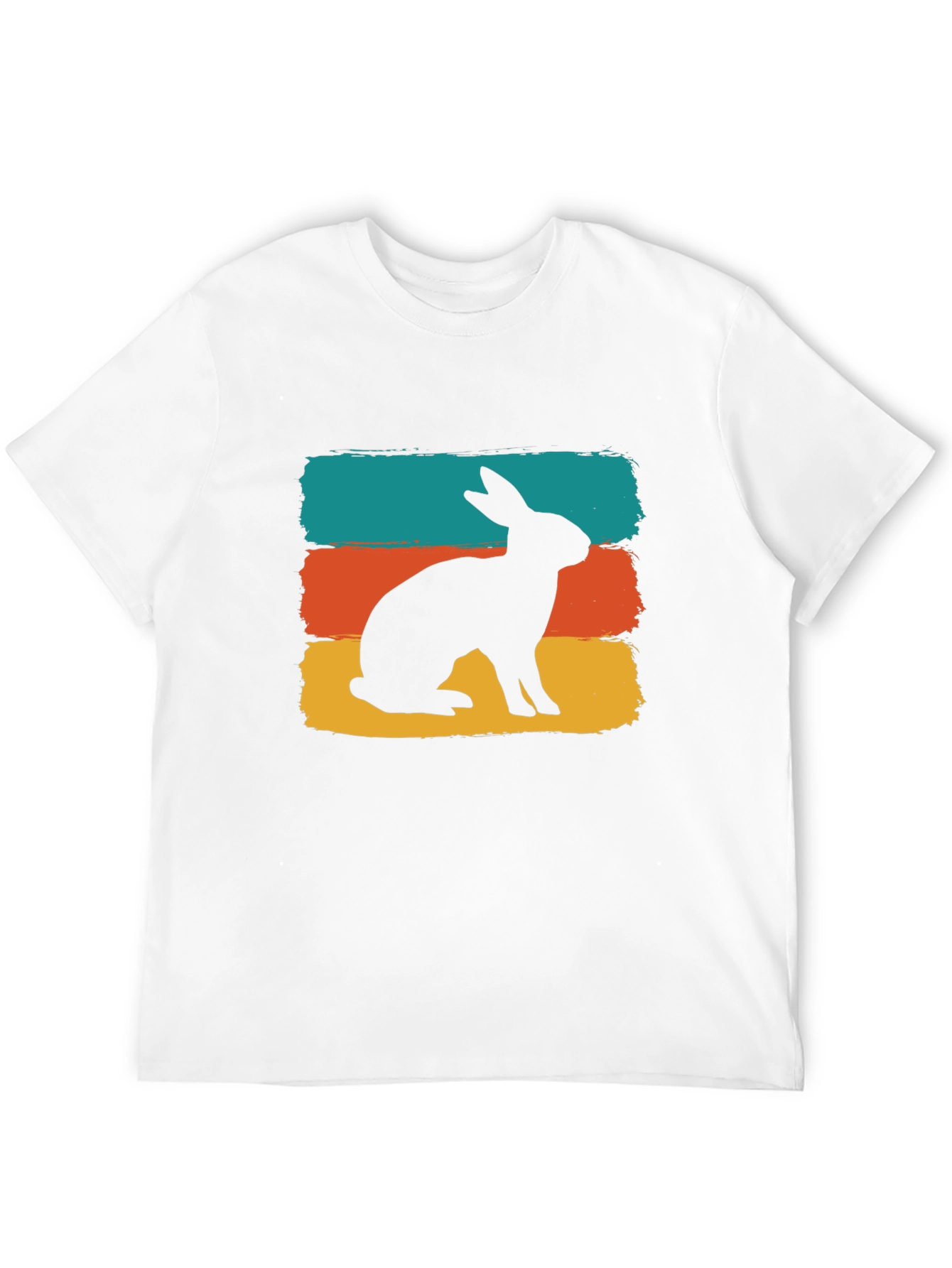 Retro Rabbit Silhouette T-Shirt