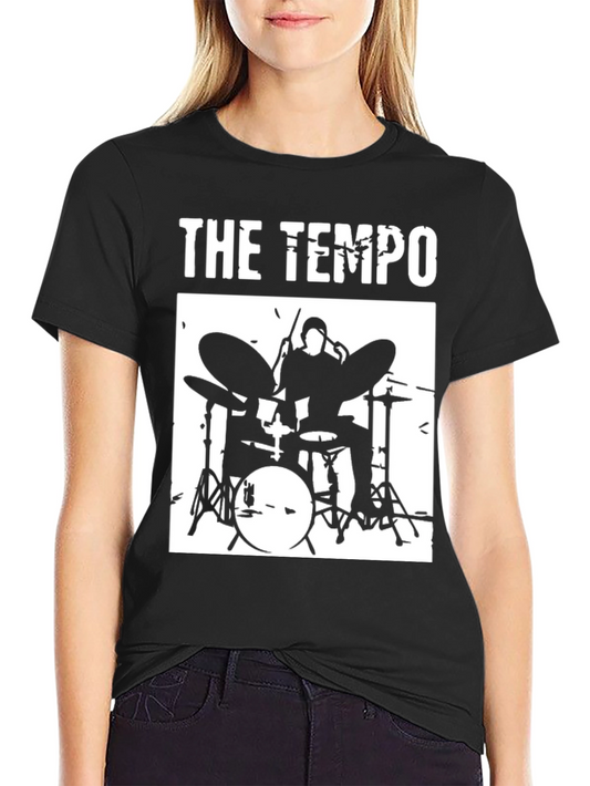 The Tempo Drummer T-Shirt - Music Lover Tee