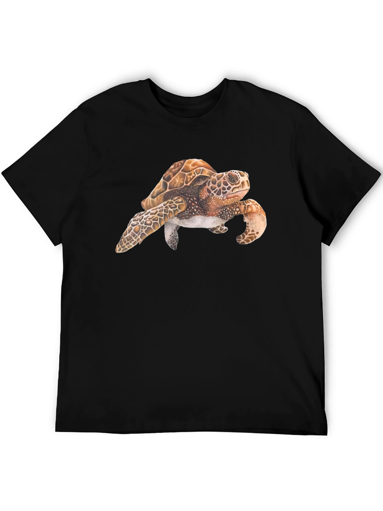 Sea Turtle Graphic Black T-Shirt