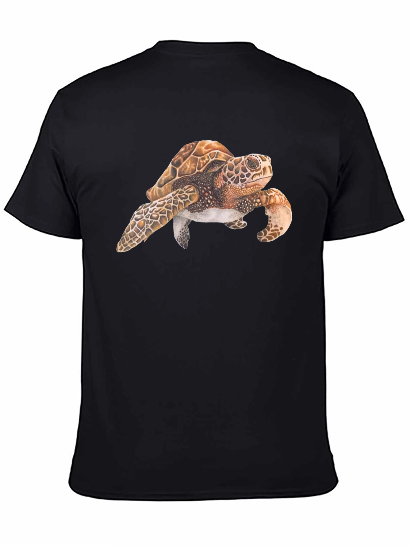 Sea Turtle Graphic Black T-Shirt