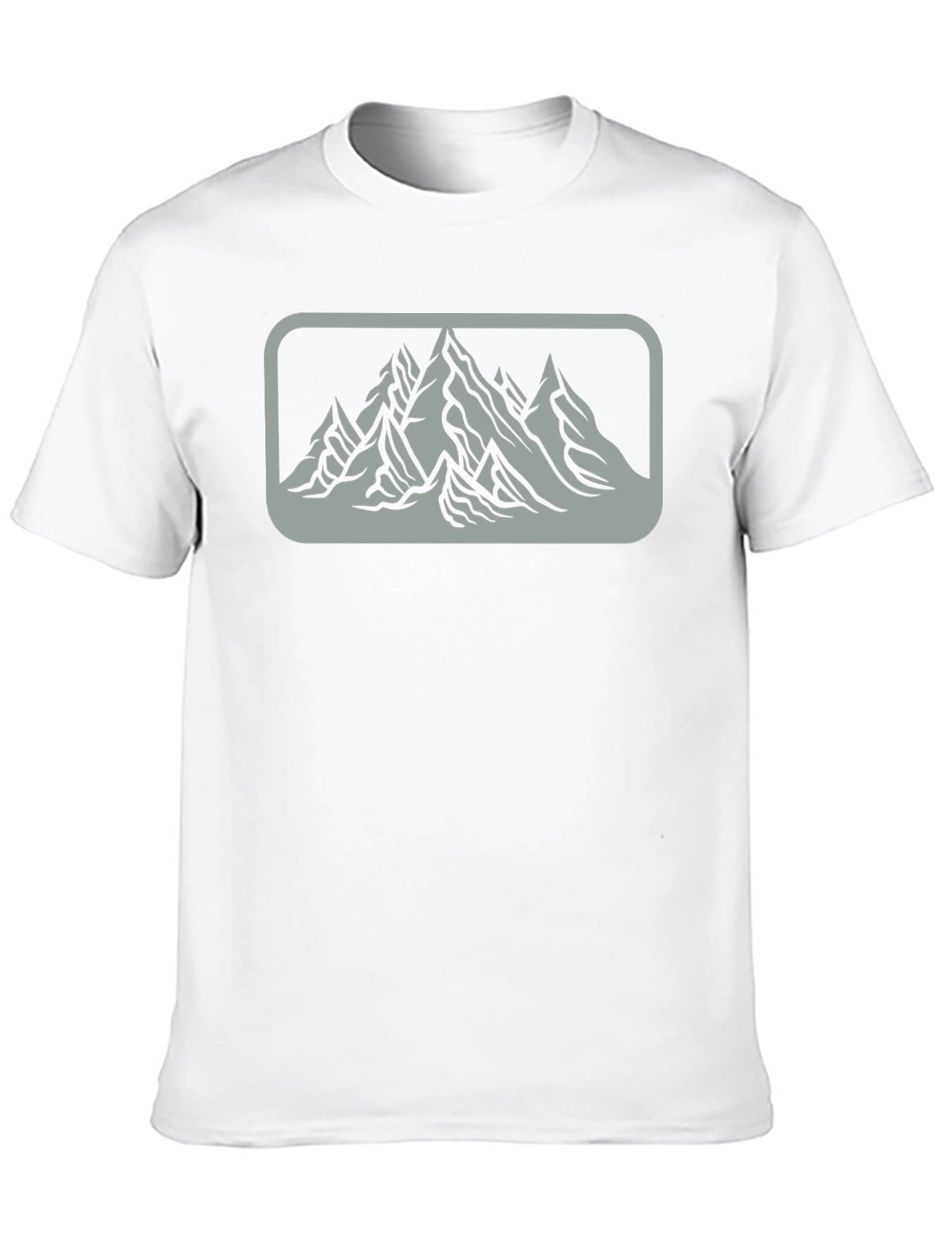 Mountain Graphic Mens Black Tee