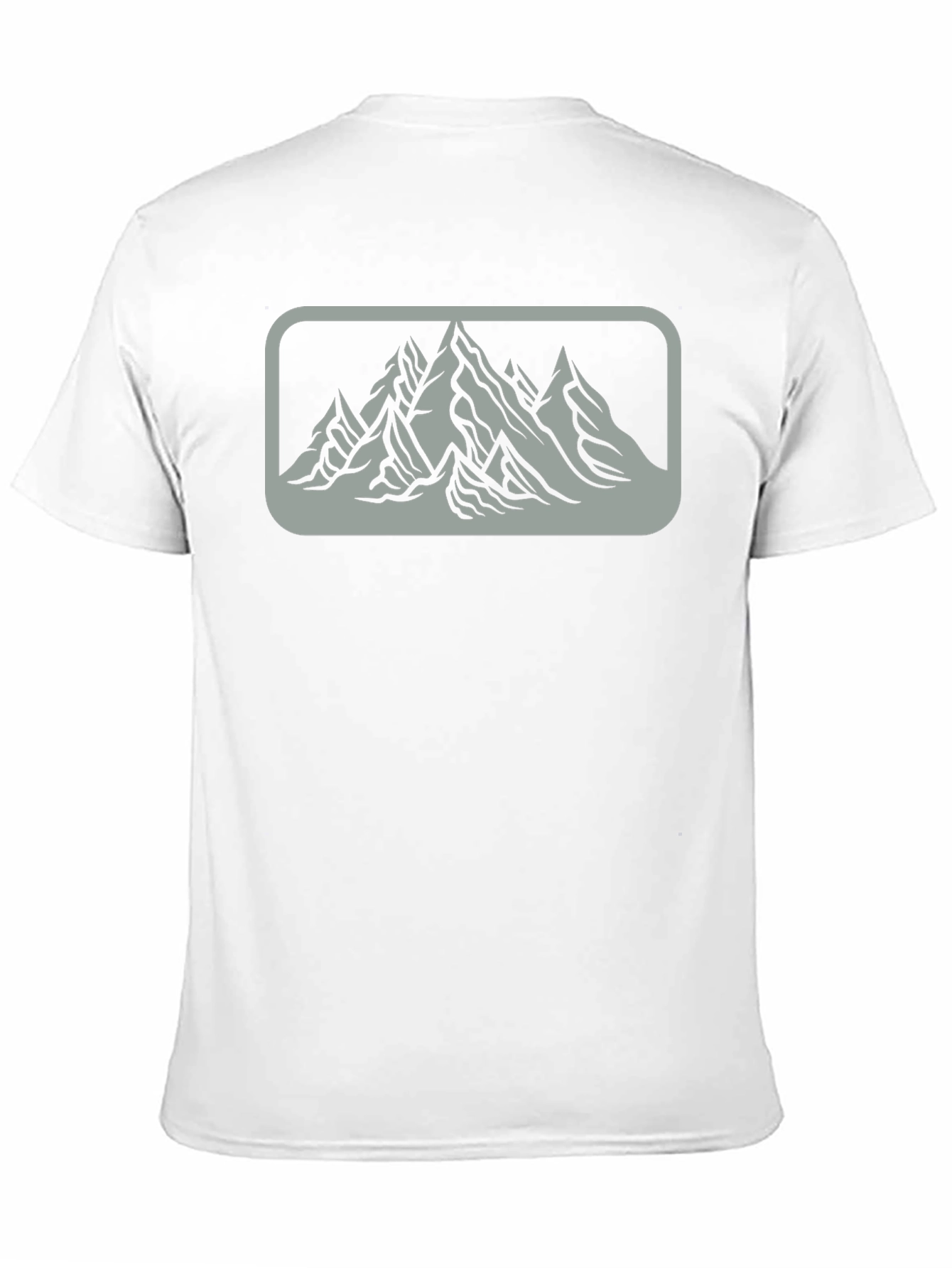 Mountain Graphic Mens Black Tee