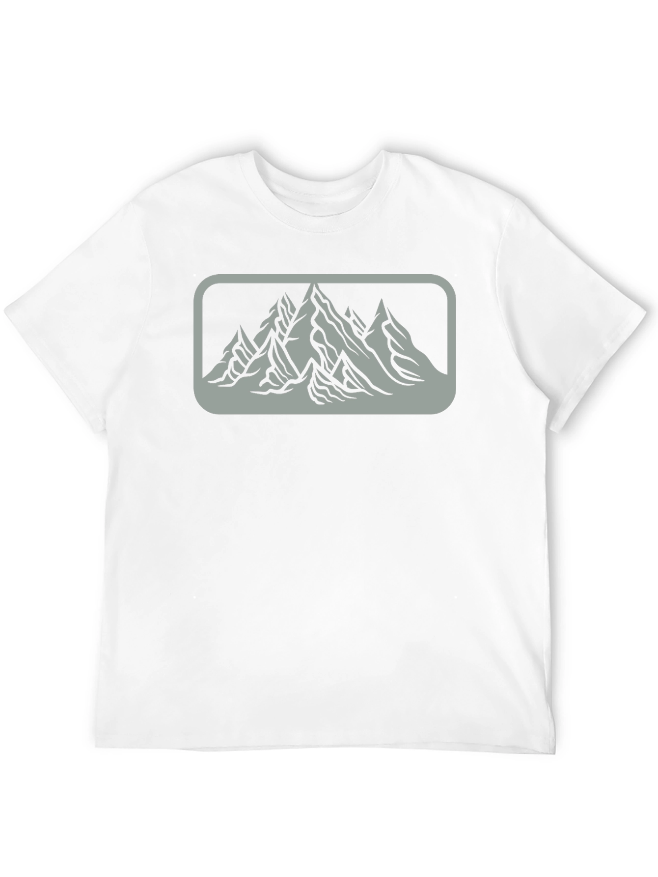 Mountain Graphic Mens Black Tee