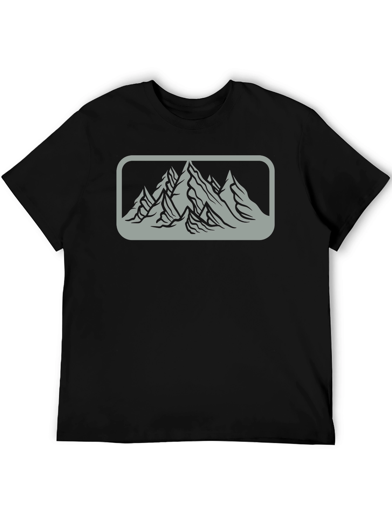 Mountain Graphic Mens Black Tee