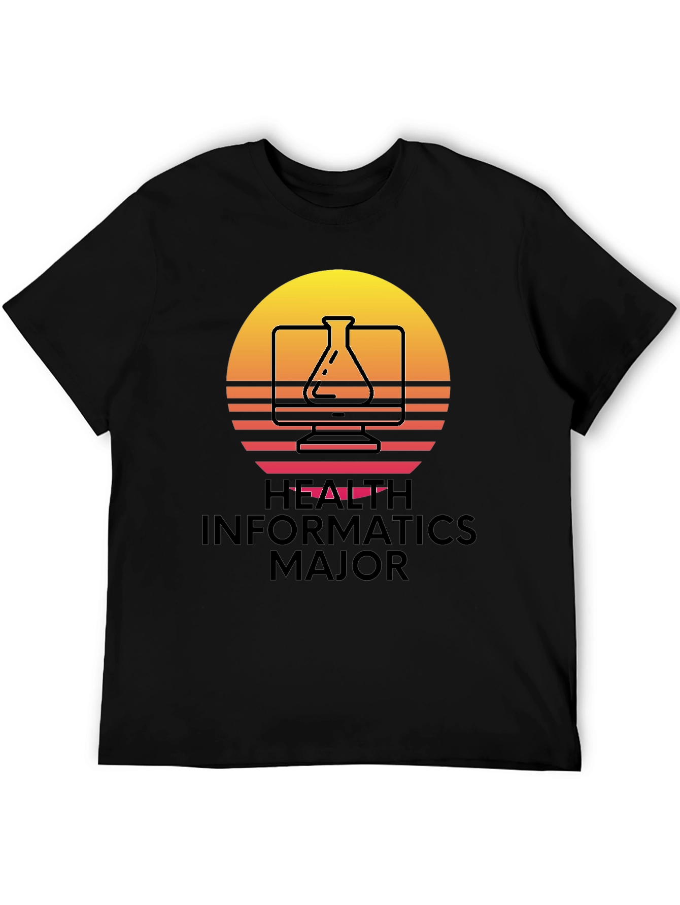 Health Informatics Major T-Shirt Retro Design