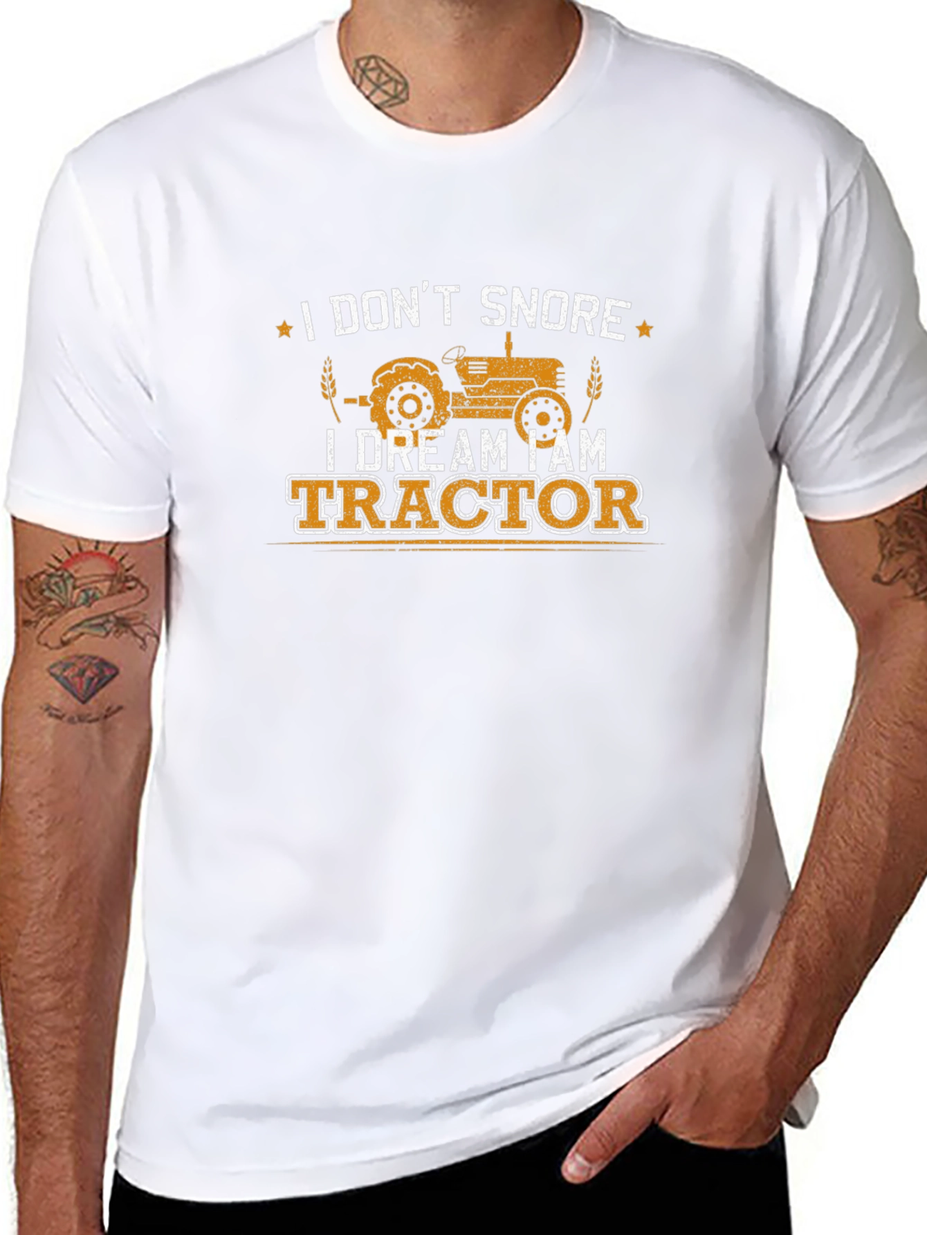 I Dream I am Tractor Funny Farmer T-Shirt