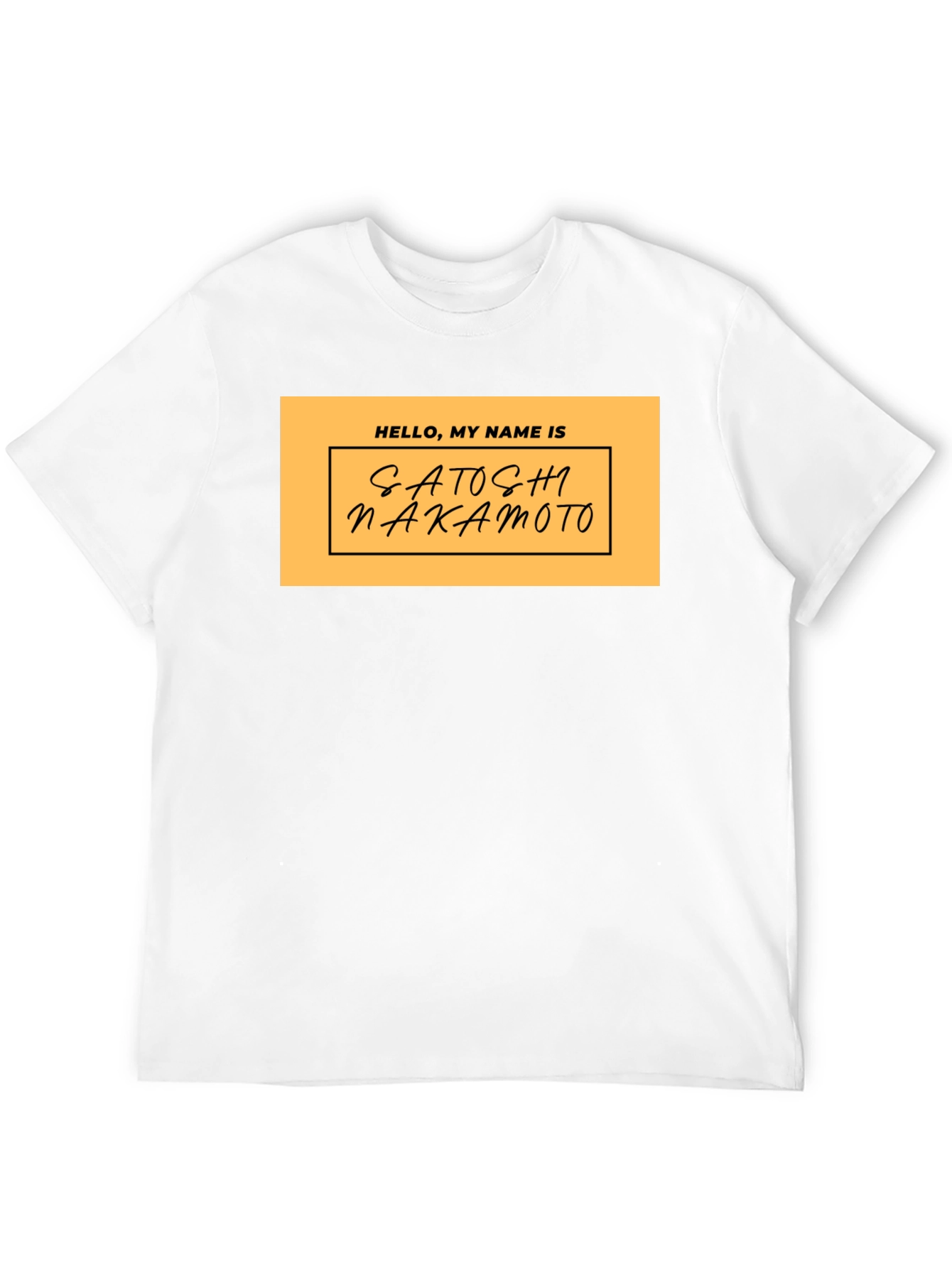 Satoshi Nakamoto T-Shirt - Crypto Founder Tribute Tee