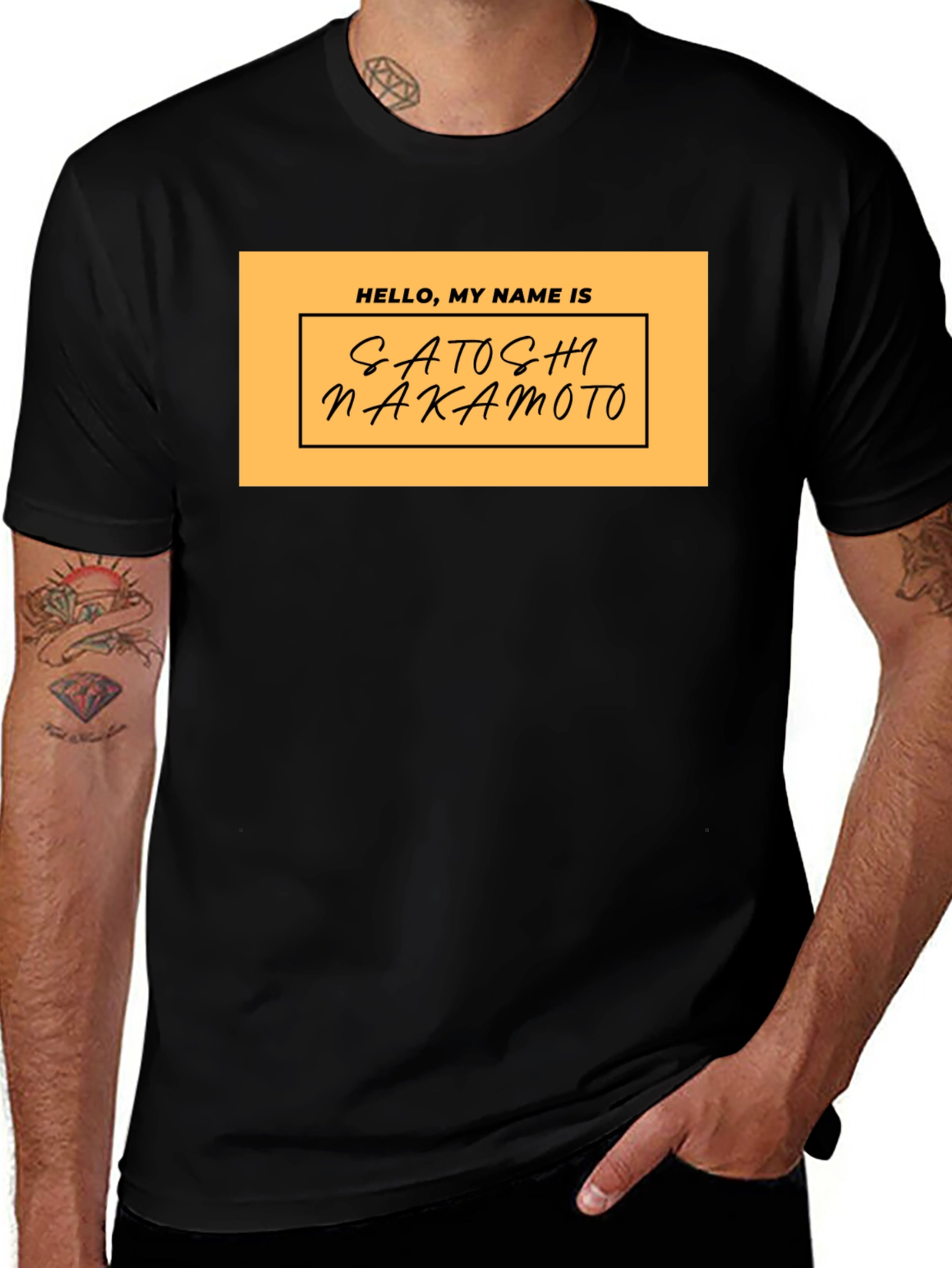 Satoshi Nakamoto T-Shirt - Crypto Founder Tribute Tee