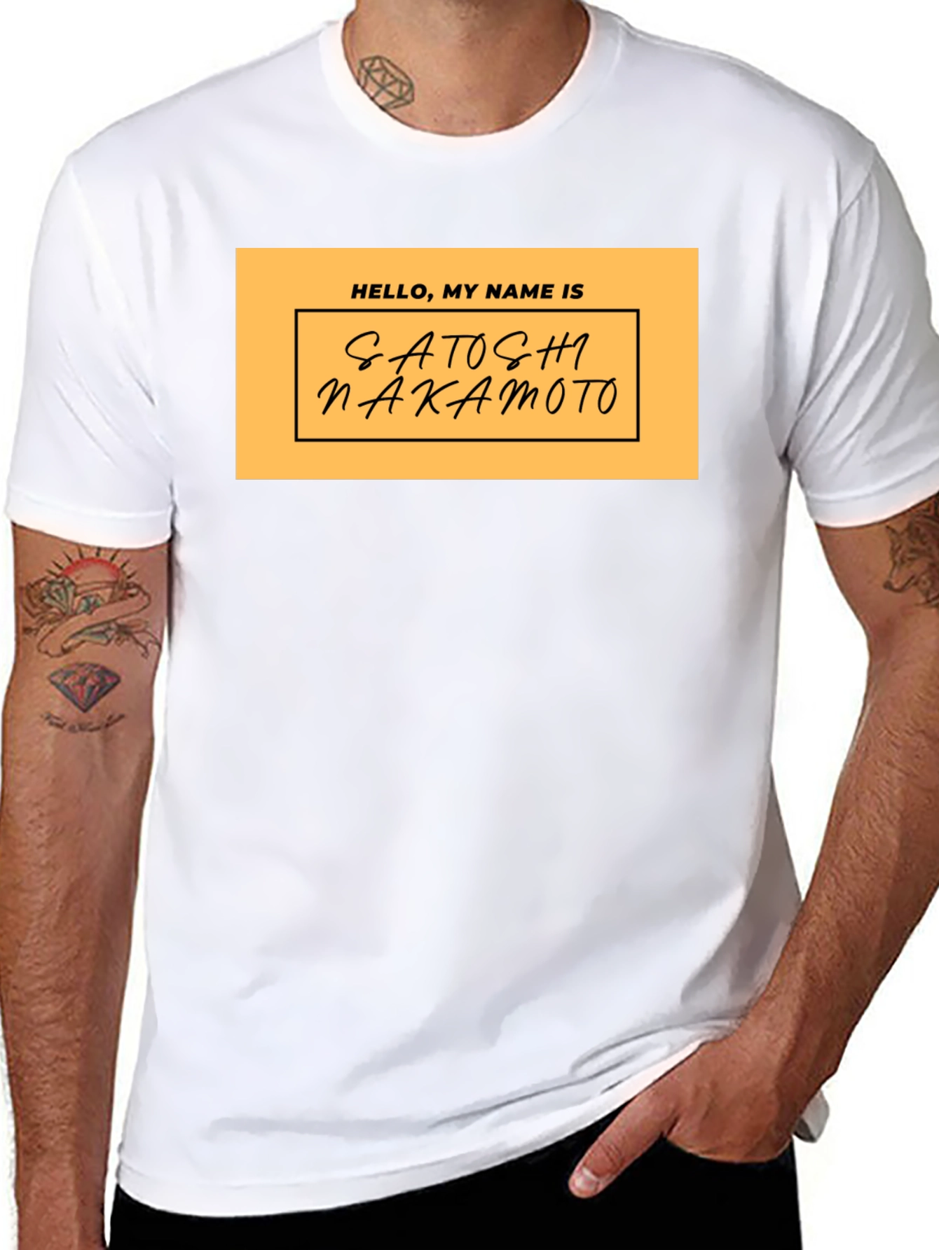 Satoshi Nakamoto T-Shirt - Crypto Founder Tribute Tee