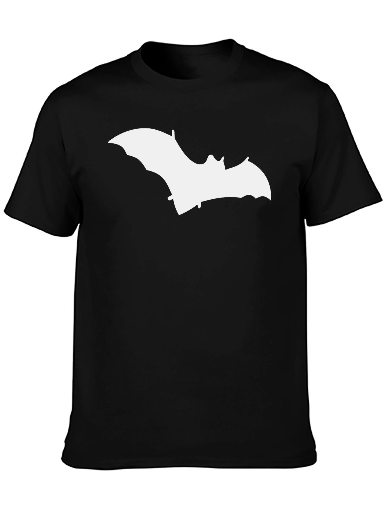 Bat Graphic Tee - Modern Style Black T-Shirt