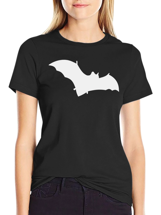 Bat Graphic Tee - Modern Style Black T-Shirt