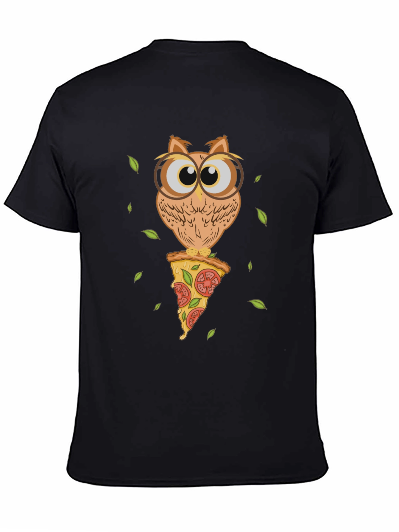Owl Pizza Slice T-Shirt - Unique Graphic Tee