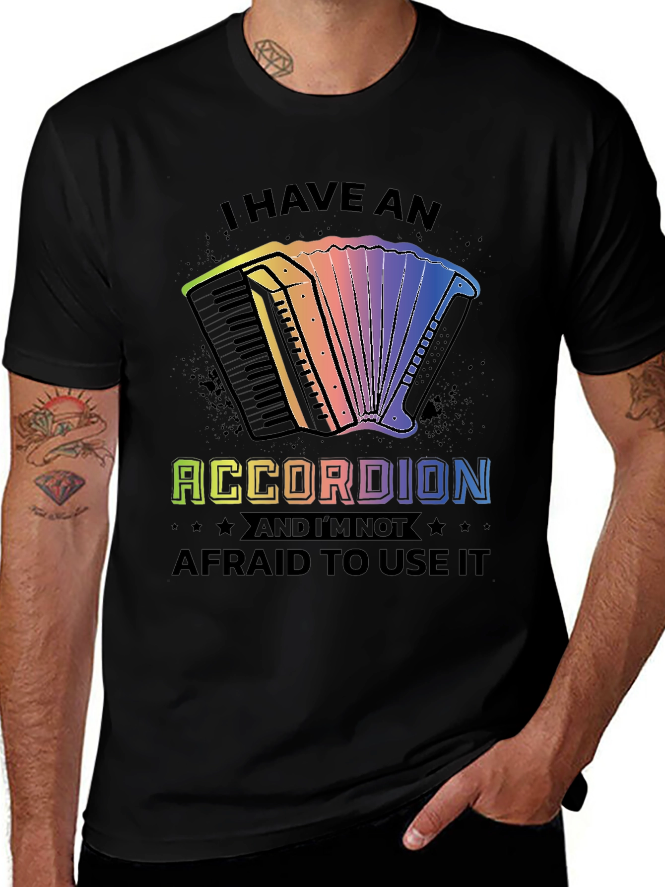 Accordion T-Shirt - Music Lover Tee