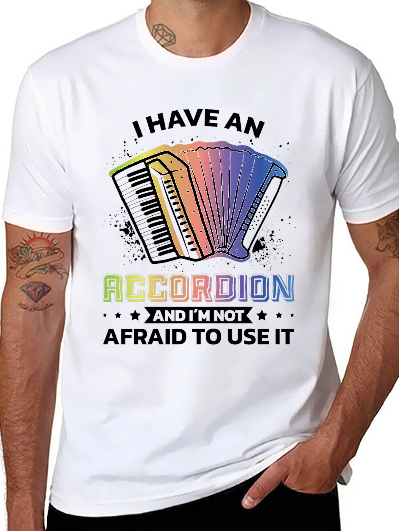 Accordion T-Shirt - Music Lover Tee