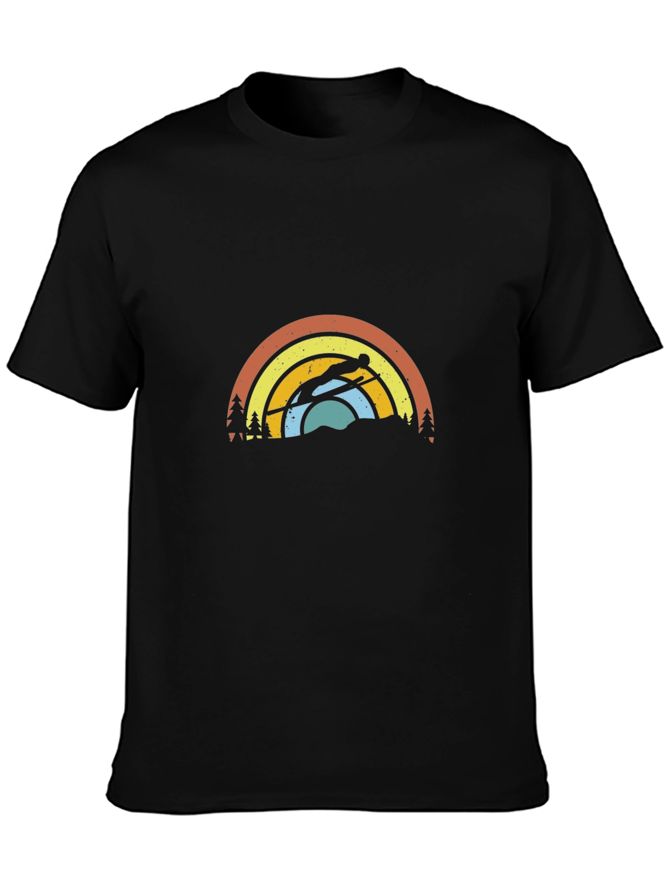 Retro Ski Jumper Graphic Tee