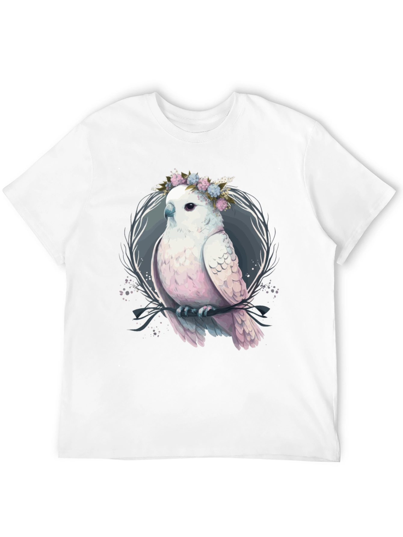 Floral Crown Cockatoo Graphic Tee