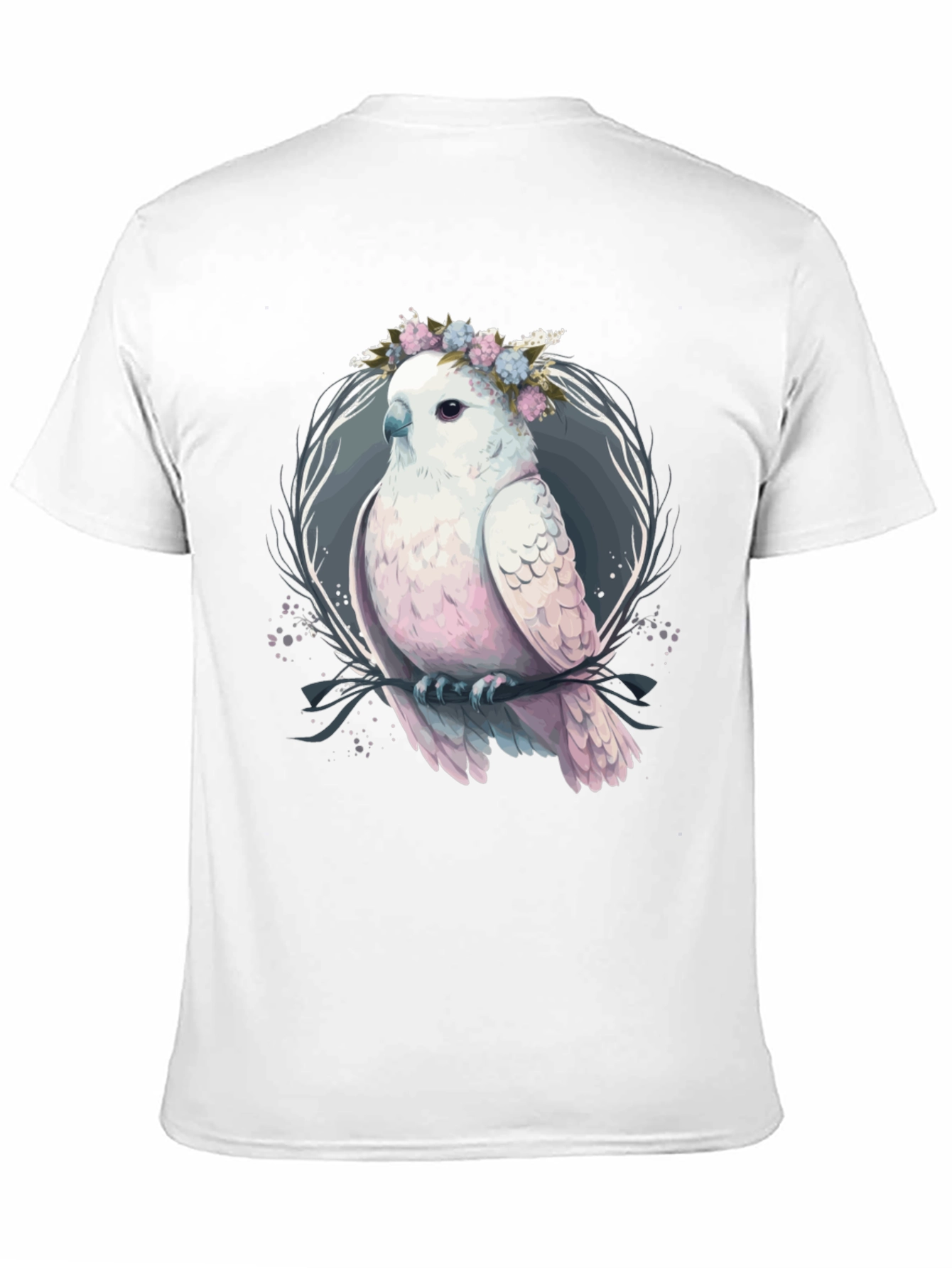 Floral Crown Cockatoo Graphic Tee