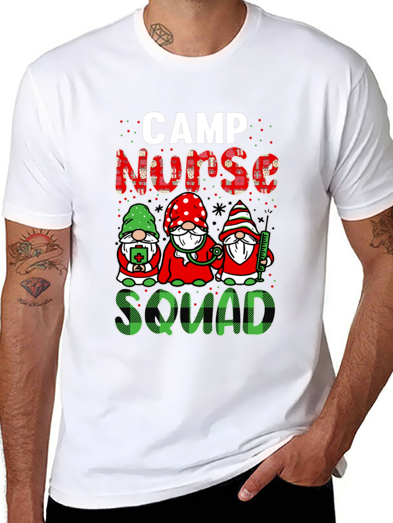Camp Nurse Squad Graphic T-Shirt