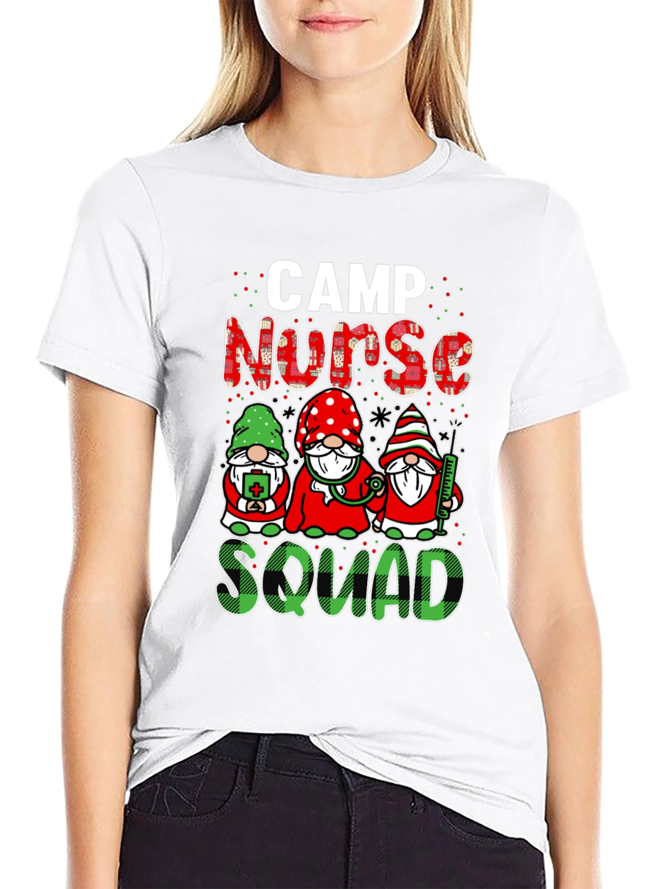 Camp Nurse Squad Graphic T-Shirt