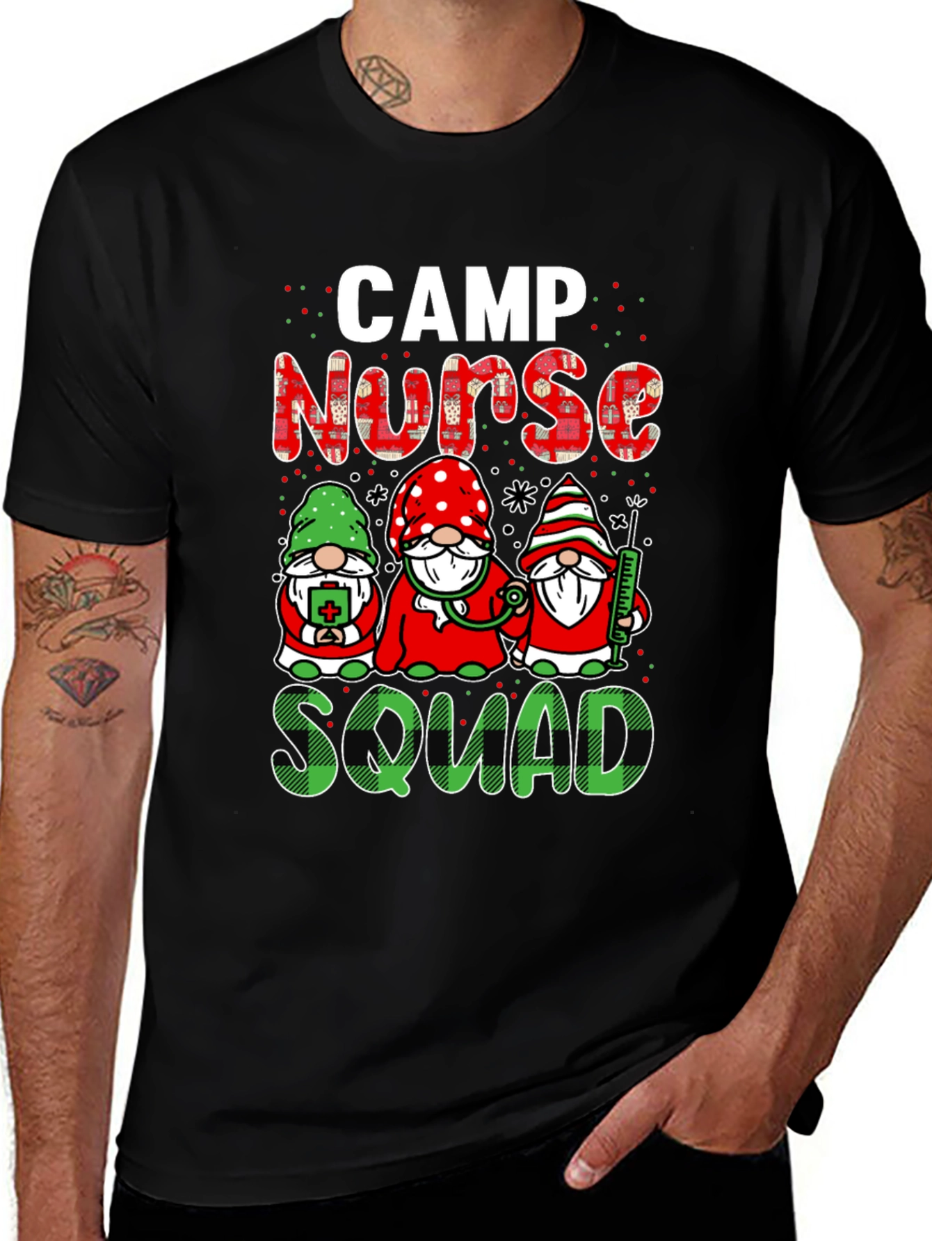 Camp Nurse Squad Graphic T-Shirt