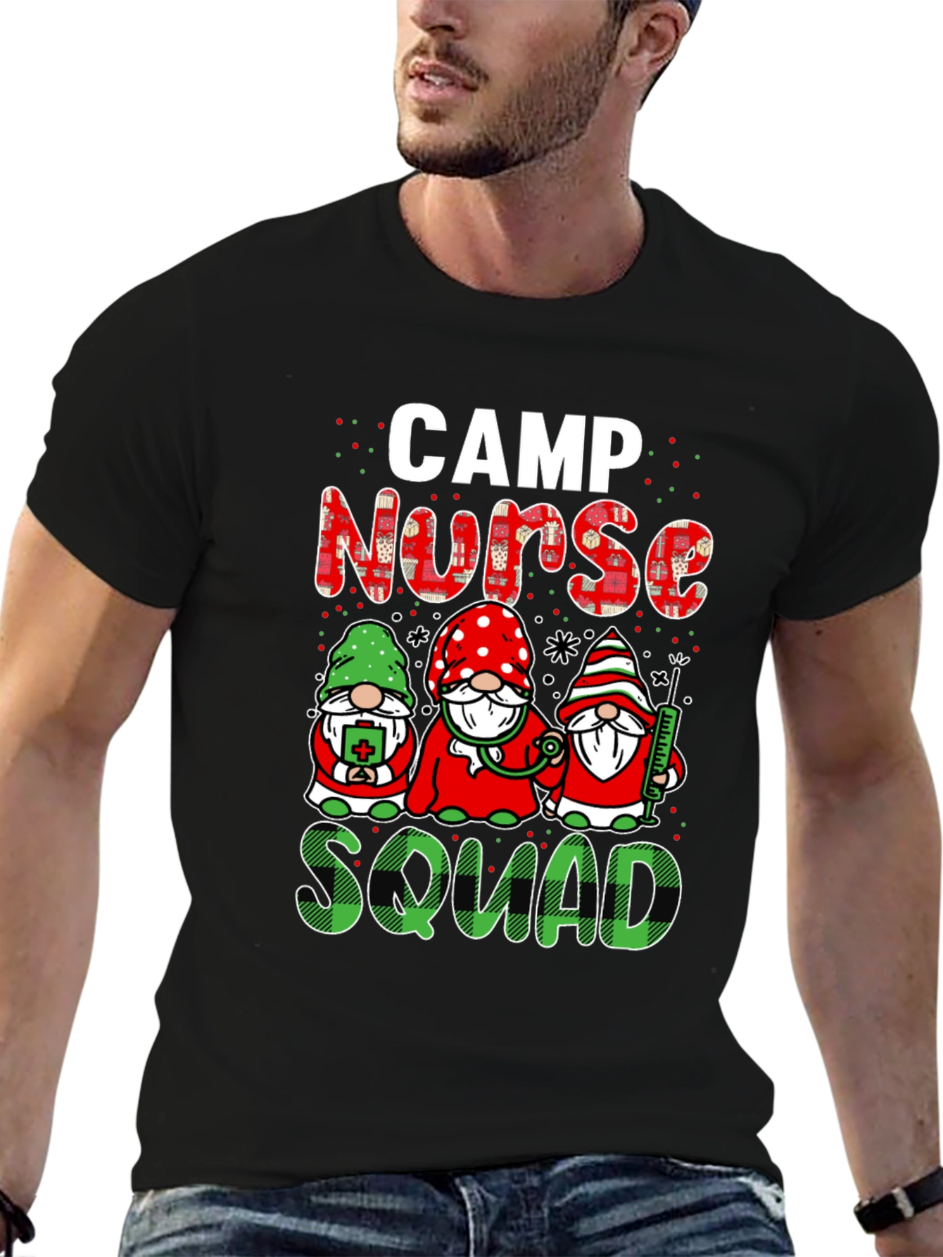 Camp Nurse Squad Graphic T-Shirt