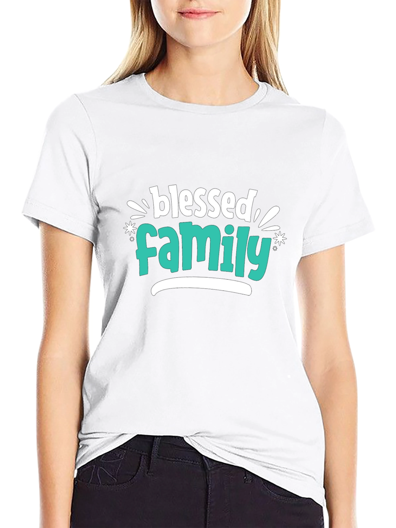 Blessed Family Graphic Tee - Stylish Comfort