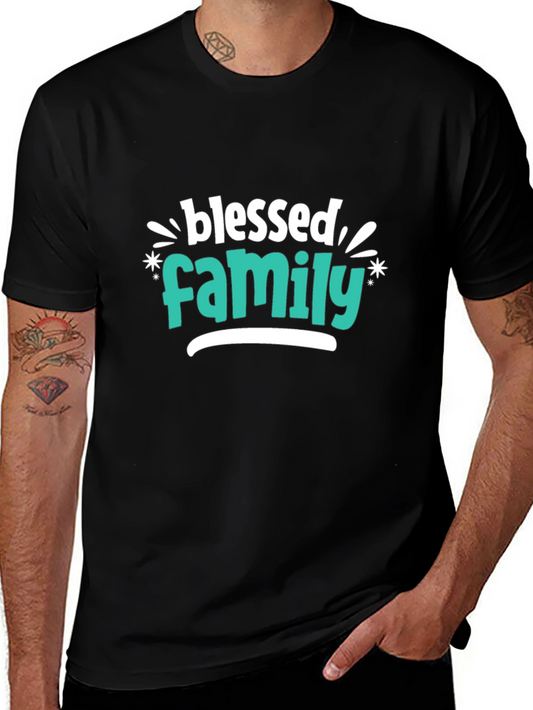 Blessed Family Graphic Tee - Stylish Comfort