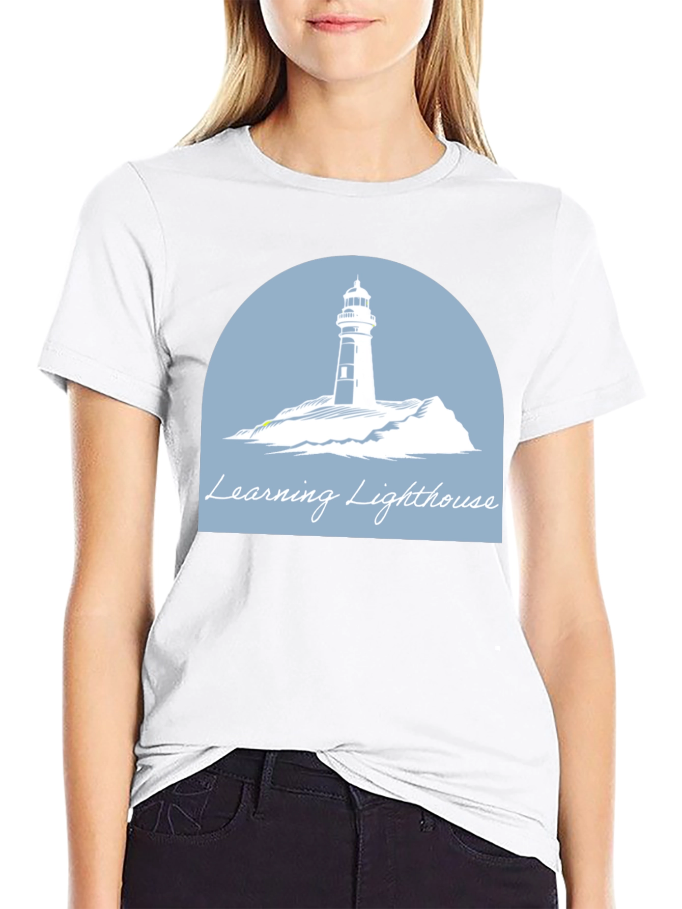 Learning Lighthouse Graphic T-Shirt