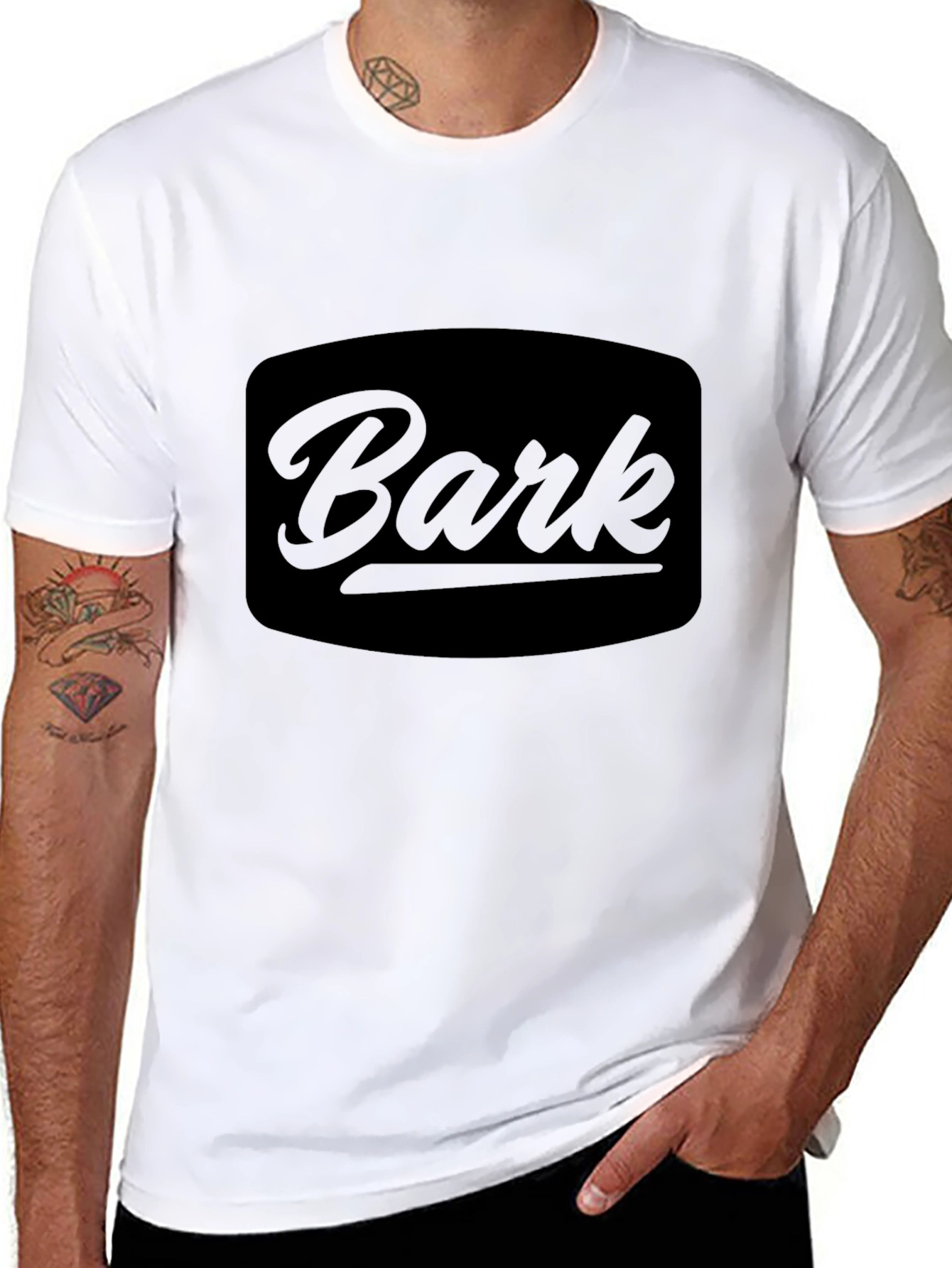 Bark Graphic T-Shirt - Casual Everyday Wear