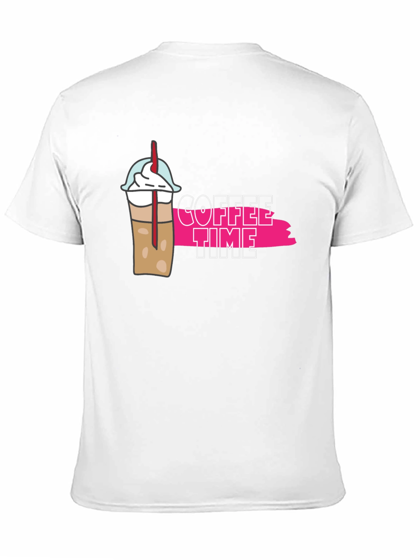 Coffee Time Graphic T-Shirt - Unisex Black Tee