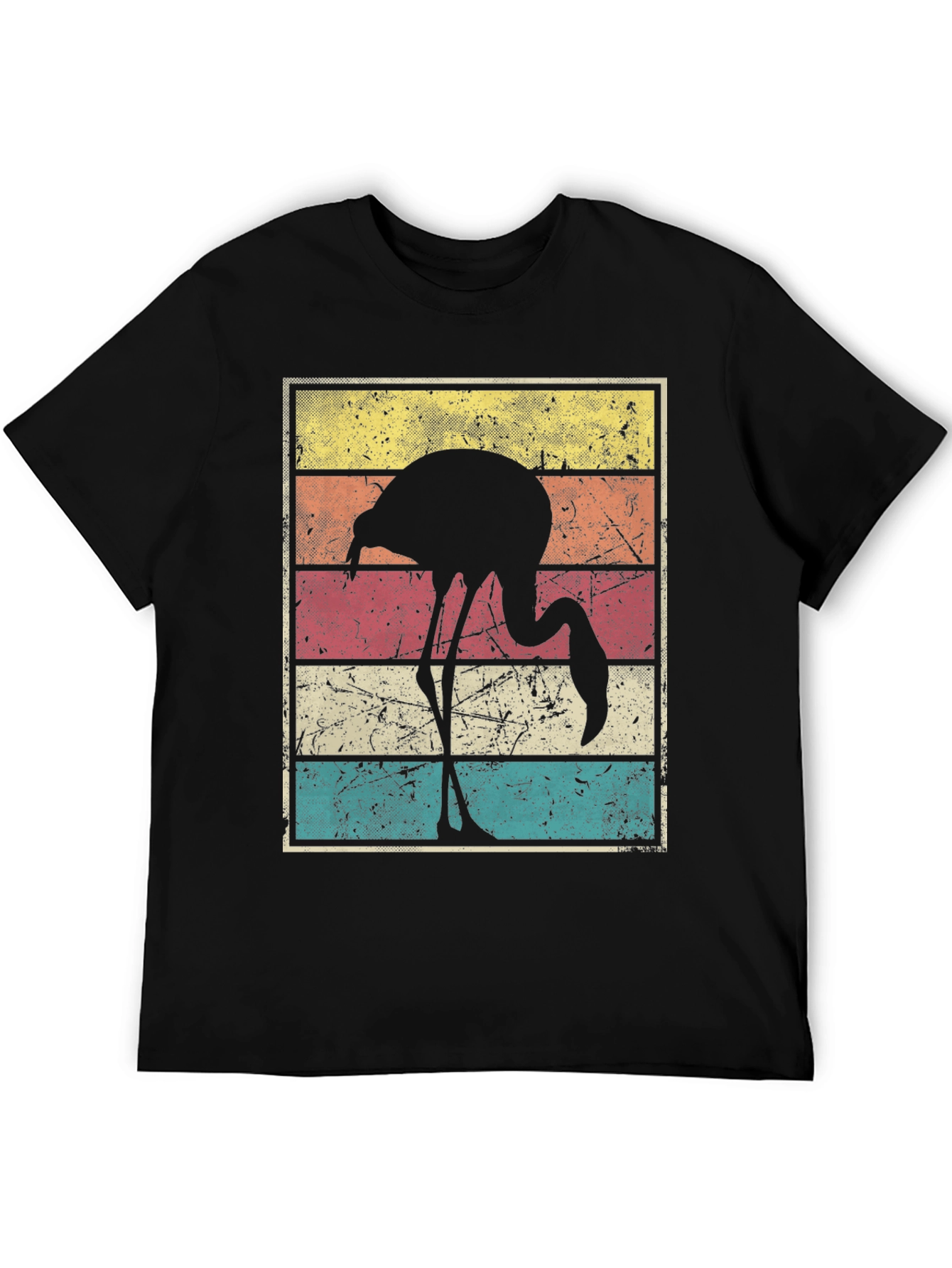 Retro Flamingo Graphic T-Shirt