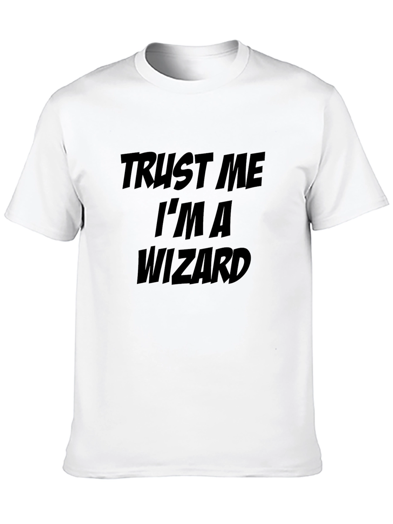 Trust Me Im A Wizard Black T-Shirt