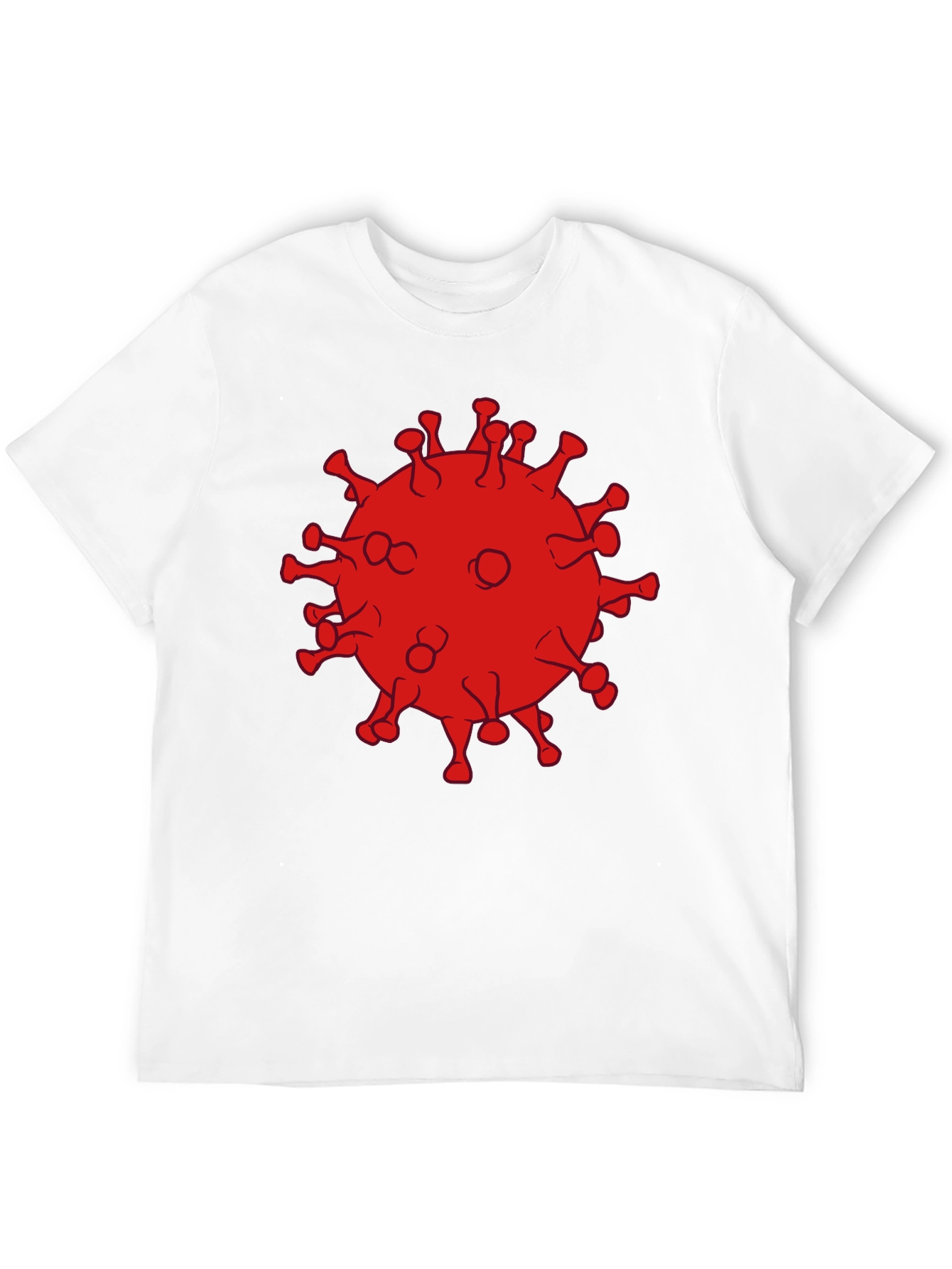 Corona Virus Graphic Black T-Shirt