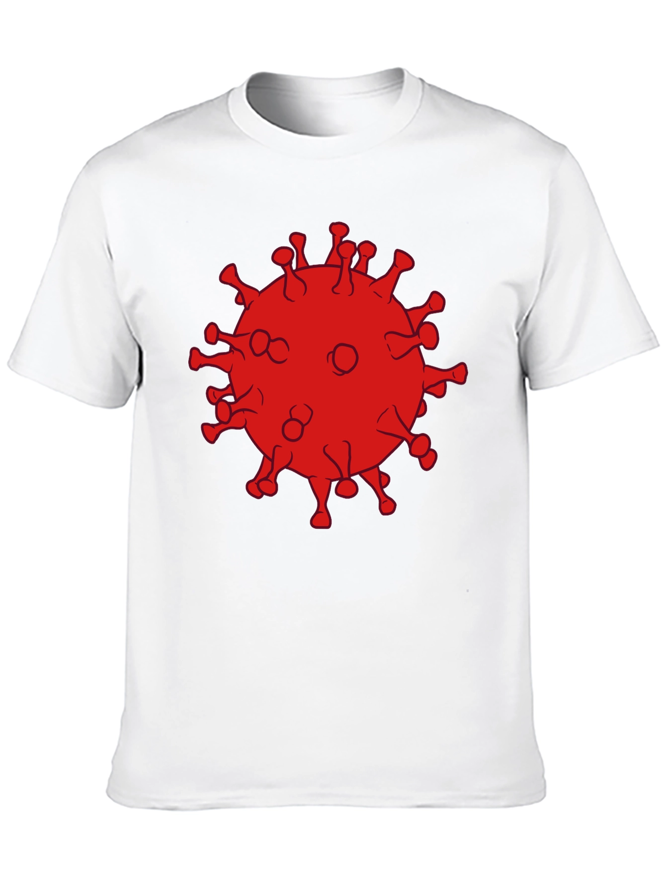 Corona Virus Graphic Black T-Shirt