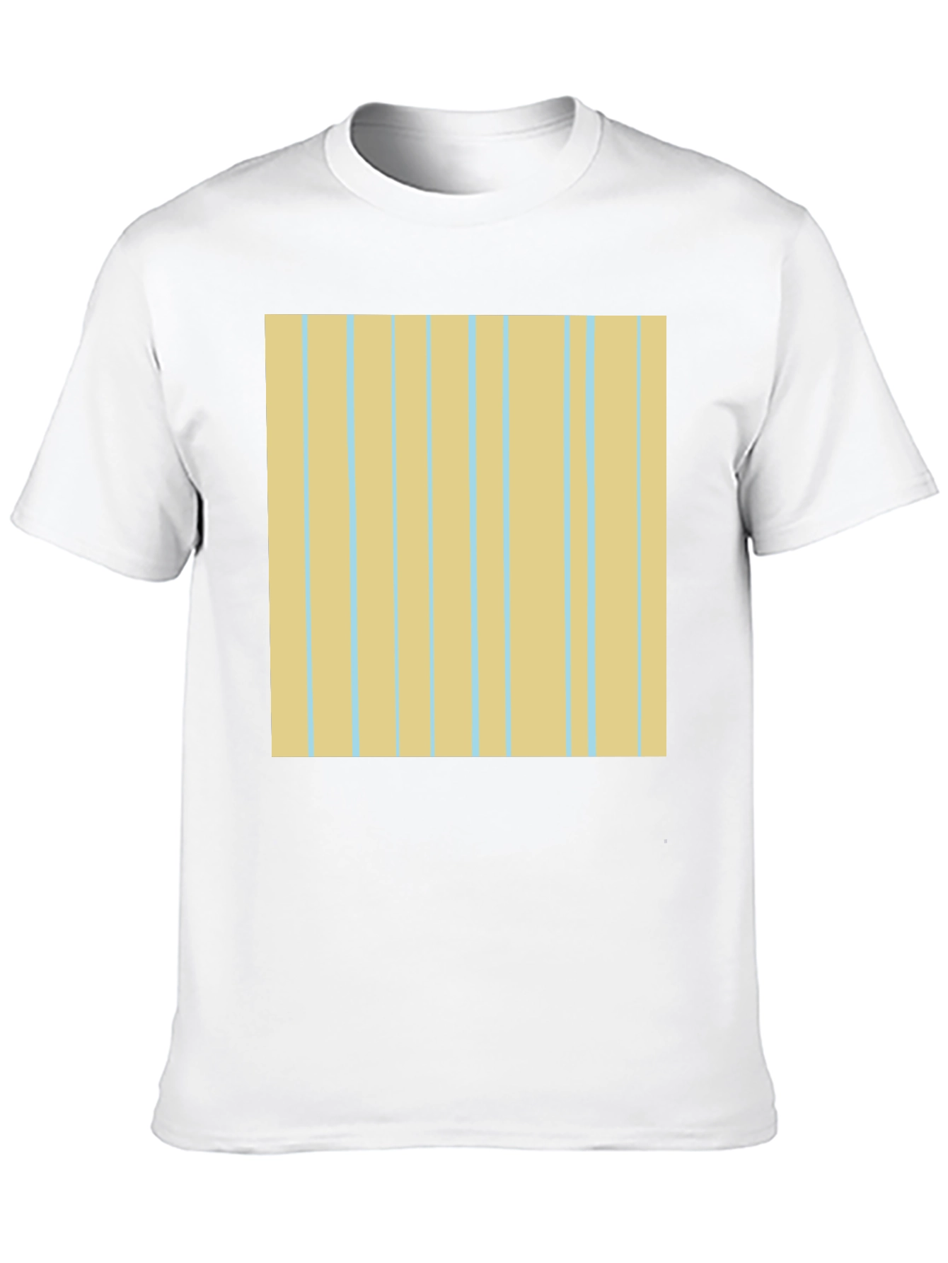 Striped Pattern Black Tee